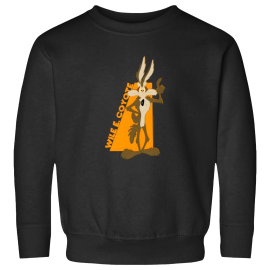 Discover Looney Tunes Wile E Coyote Orange Hue Portrait Sweatshirts