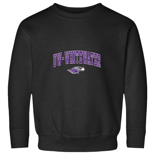 Discover Wisconsin Whitewater Warhawks Arch Over Logo Sweatshirts