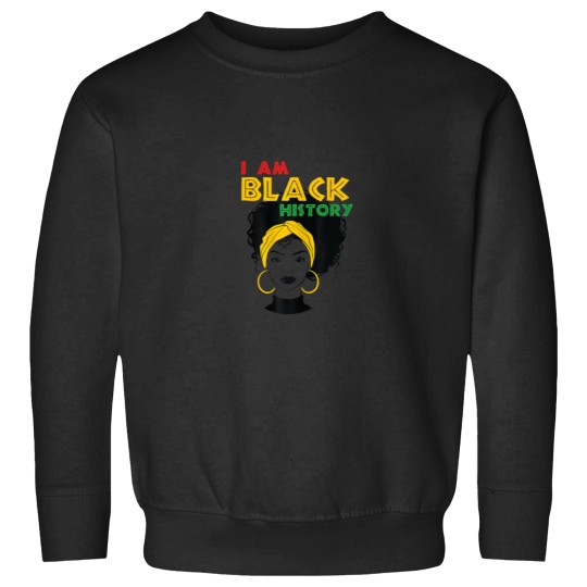 Discover I am Black History Girl Afro Love African American  Scoop  _ SALE !!! Black History Month - Fight , Black History Month Vintage Sweatshirts