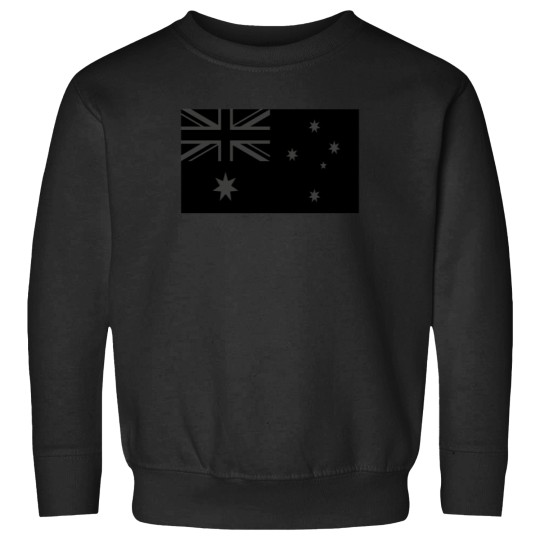 Discover Australia Blackoutstealth Flag Sweatshirts