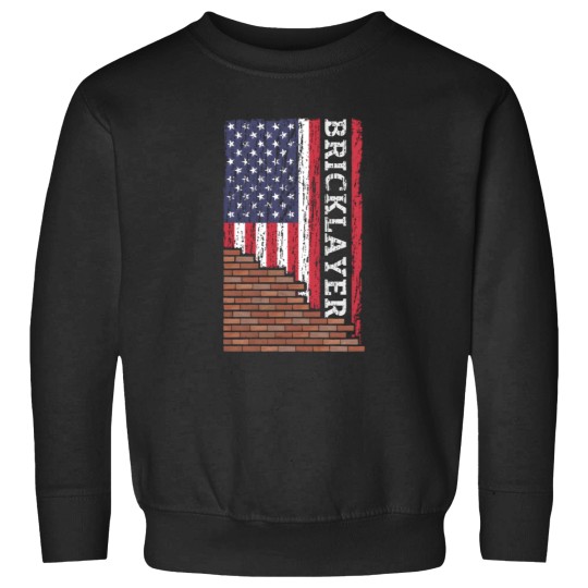 Discover Brick Mason Bricklayer Masonry Construction Us American Flag Sweatshirts