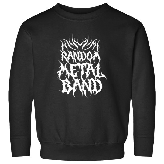 Discover Funny Heavy Metal Logo Random Heavy Metal Band Sweatshirts