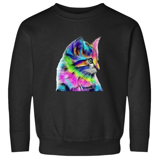 Discover Rainbow Space Kitten Rainbow Kitten Surprise Sweatshirts