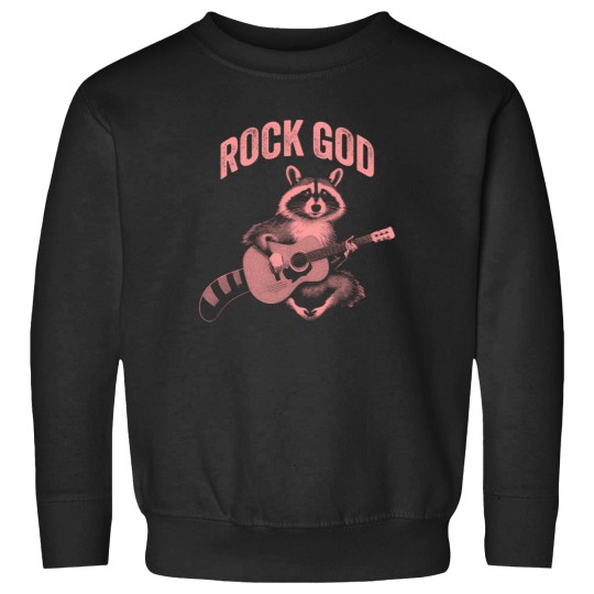 Discover Rock God Raccoon T-Shirt Sweatshirts