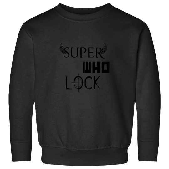 Discover 5716-Super-Who-Lock-V.2-Baseball--Sleeve-T-Shirt Sweatshirts
