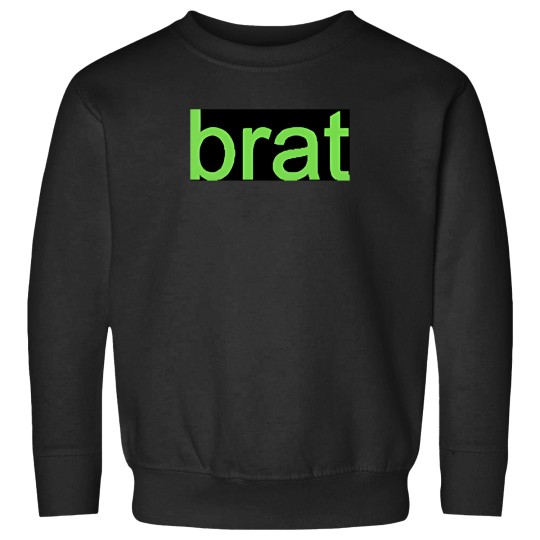 Discover Brat-T-Shirt-Logo Sweatshirts