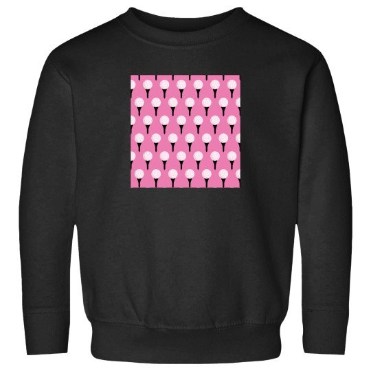 Discover Golf-Ball-And-Tee-Pattern-(Pink) T-Shirt Sweatshirts