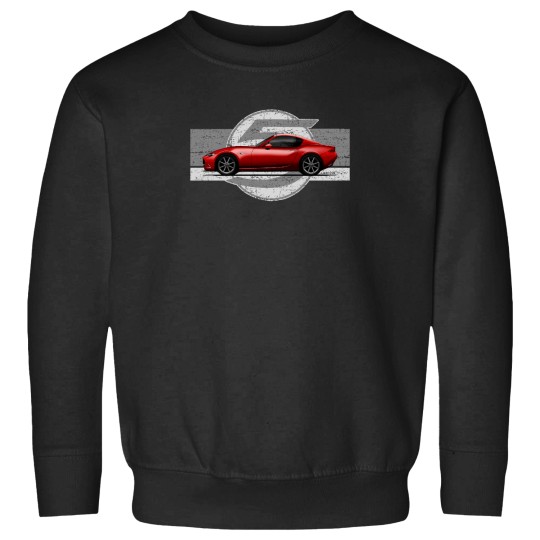 Discover My-Drawing-Of-The-Iconic-Red-Rf-Japanese-Roadster-Sports-Car-With-Background-5 T-Shirt Sweatshirts