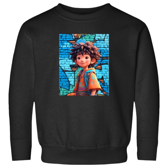 Discover Animated-Rap-Style-Graffiti-T-Shirt Sweatshirts