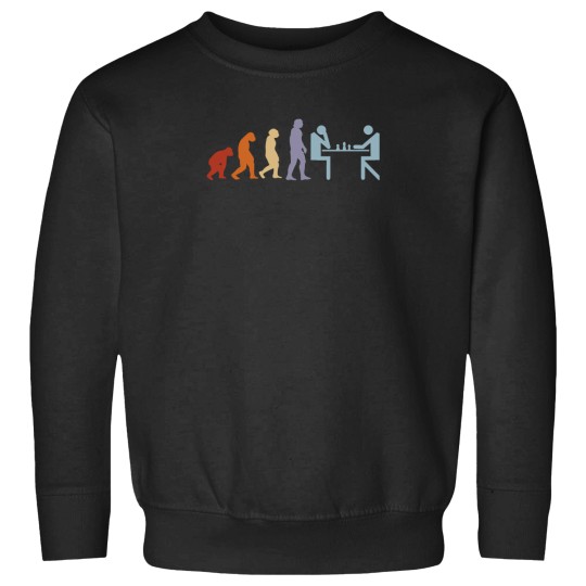Discover Chess-Chess-Game-Chess-Pieces-Evolution-Chess-Board T-Shirt Sweatshirts