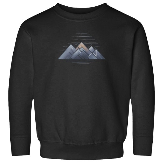 Discover Geometric-Sunrise-Mountain-Range-3-Active-T-Shirt Sweatshirts