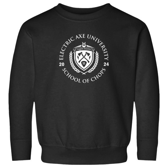 Discover T-Shirt 5617-Electric-Guitar-Mock-University-Logo Sweatshirts