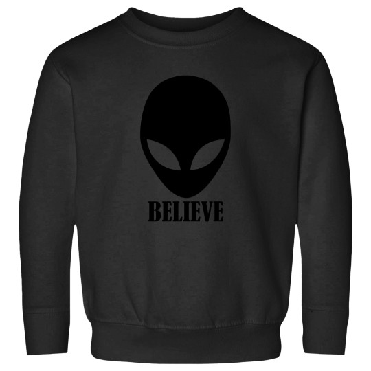 Discover Believe---Funny-Extraterrestrial-Alien-Long-Sleeve-T-Shirt Sweatshirts