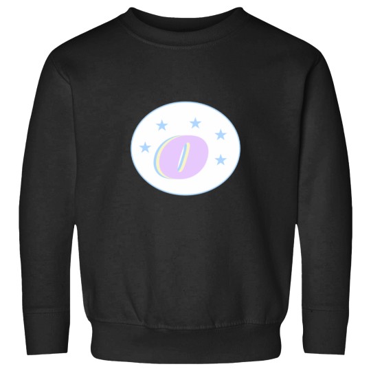 Discover Letter O Monogram Art Pink, Blue, Yellow Aesthetic Oversized Sweatshirts