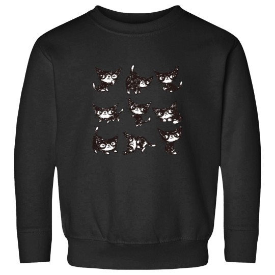 Discover Nine Poses Of Kitten TURNPIKE TROUBADOURS ARTWORK Sweatshirts
