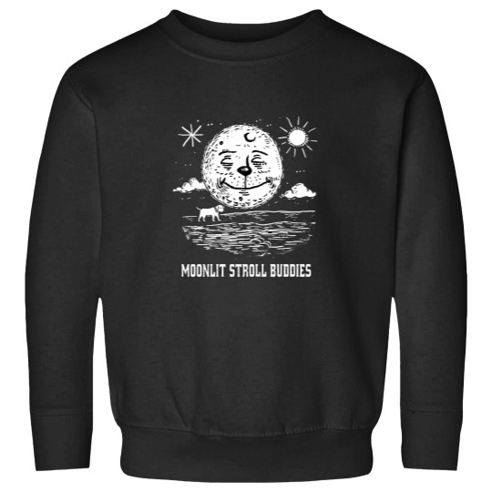 Discover 2823 Moonlit Stroll Buddies Active T-Shirt Sweatshirts