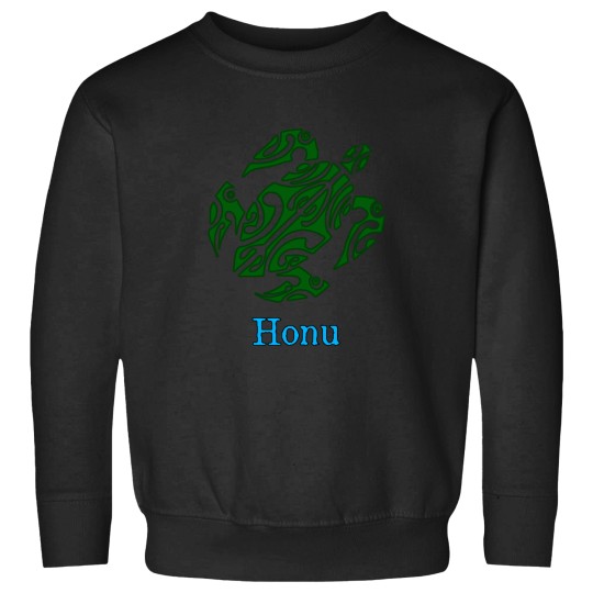 Discover Abstract Green Hawaiian Sea Turtle Sweatshirts