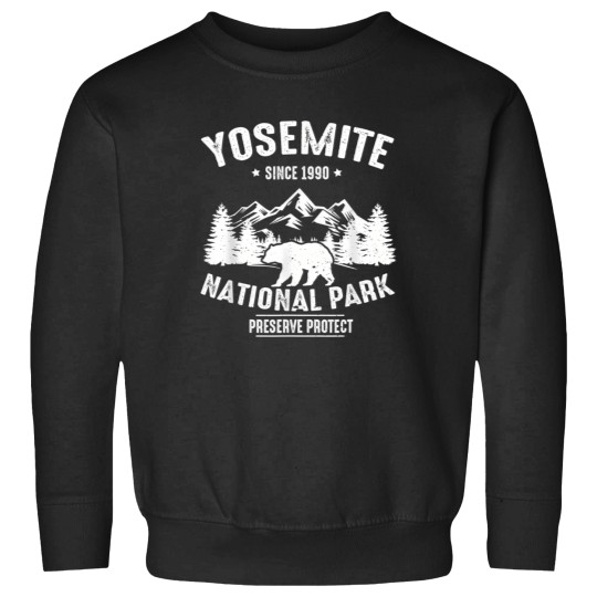 Discover Yosemite National Park Funny Wilderness Gift Sweatshirts