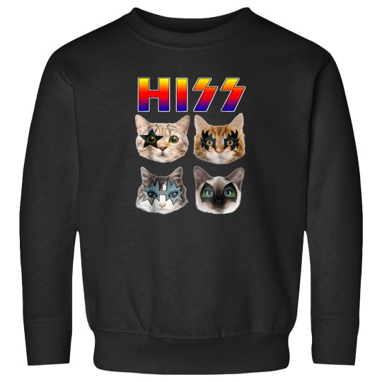 Discover Hiss-Funny-Cats-Kittens-Rock-Rockin' Sweatshirts