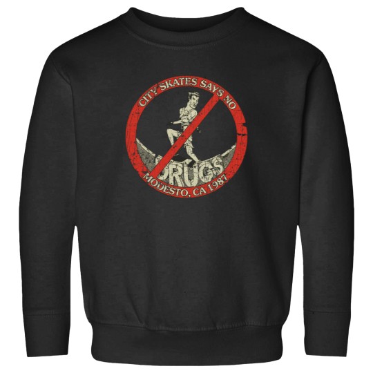 Discover City Skates Says No To Drugs 1987 Sweatshirts