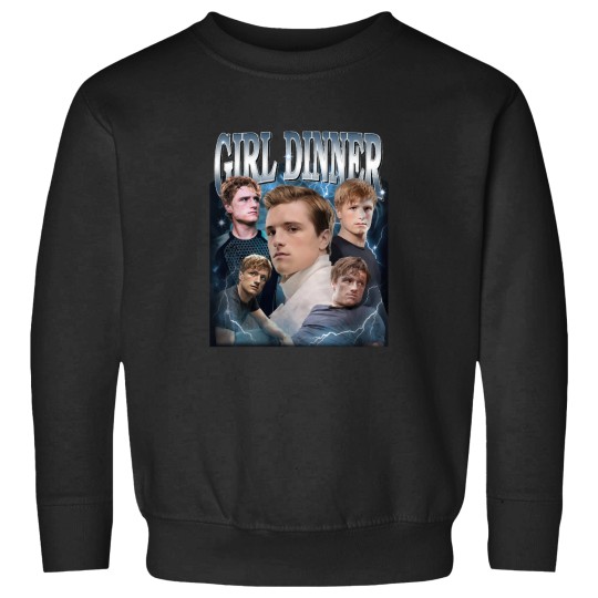 Discover Josh Hutcherson Girl Dinner Vintage Retro Sweatshirts