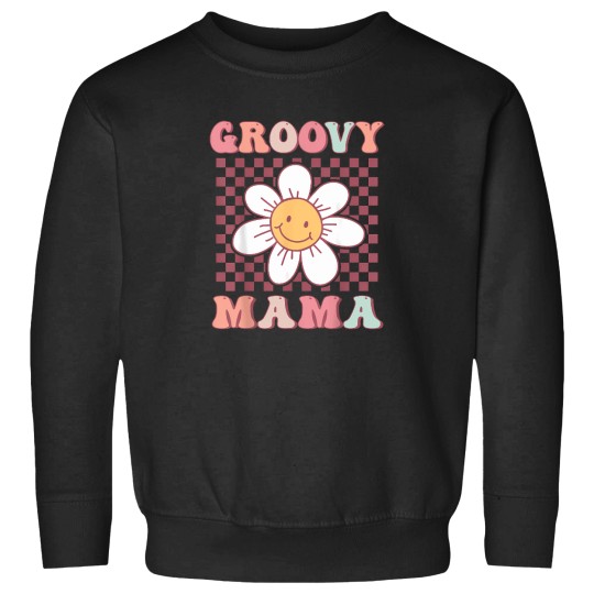 Discover Cute-Groovy-Mama-Matching-Family-Birthday-Party-Daisy-Flower-T-Shirt Sweatshirts