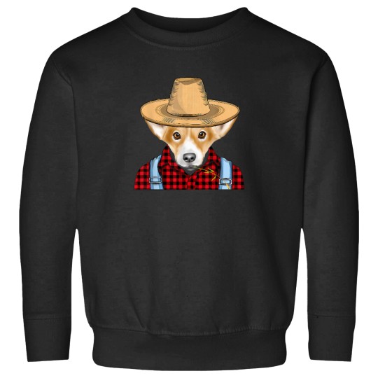 Discover Farmer Pembroke Welsh Corgi Farming Dog T-Shirt (1) Sweatshirts