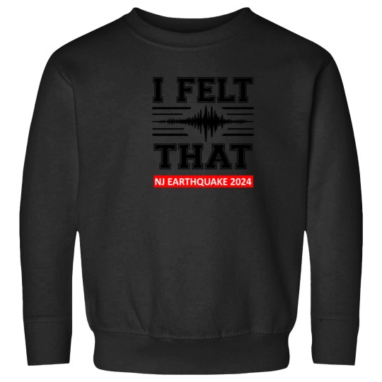 Discover New Jersey Earthquake Alert T-Shirt Sweatshirts