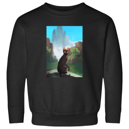 Discover Flow Cat Static red  Celica T23 7gen Sweatshirts