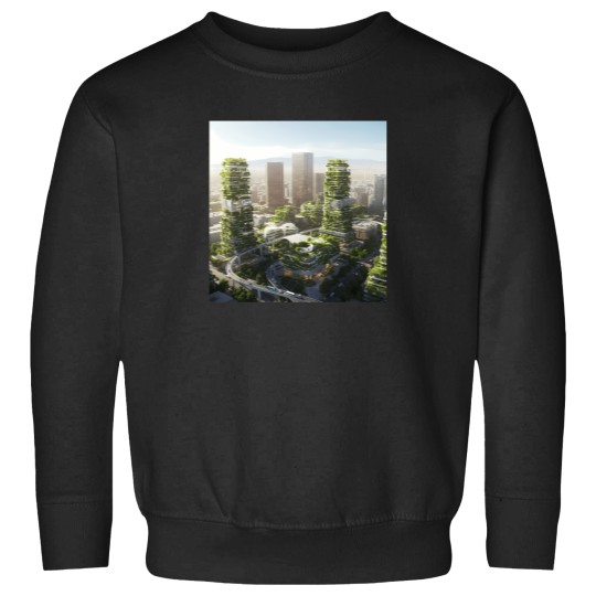 Discover Vertical Eden Skyscrapers Reimagined Active T-Shirt 865 Sweatshirts