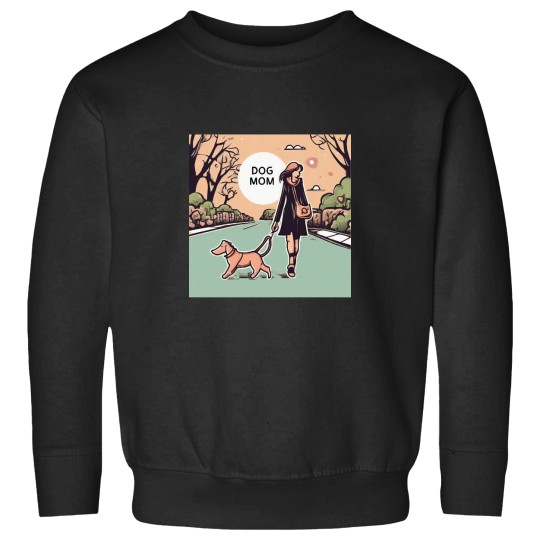 Discover dogs Mom Walking Classic Sweatshirts