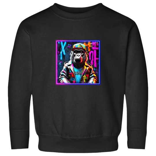 Discover Graffiti Style Baby Gorilla (1) T-Shirt Sweatshirts