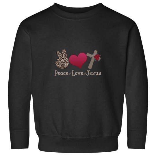 Discover peaces loves Jesuss Classic Sweatshirts