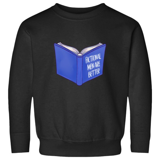 Discover Fictional Men Are Better Blue Bookish Spider Gwen Sweatshirts