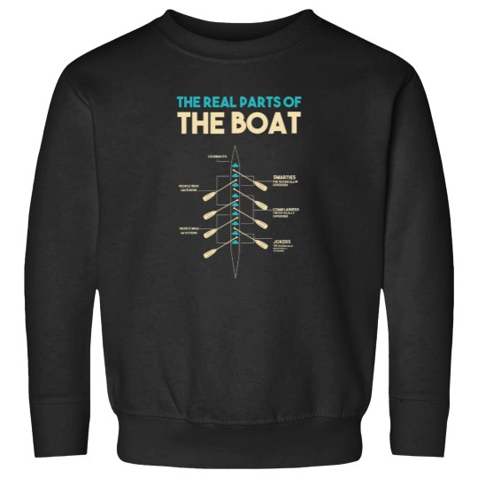 Discover Funny The Real Parts Of The Boat Rowers Paddles Rowing Sweatshirts