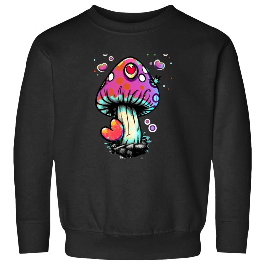Discover Mushroom Heart Sweatshirts