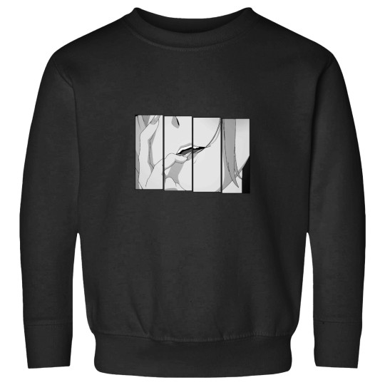 Discover Paneled LipsBW Sweatshirts