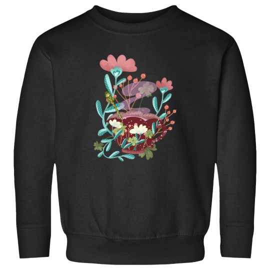 Discover Chic floral teacup Sweatshirts