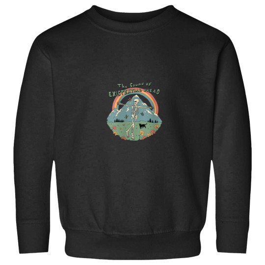 Discover Womens The Sound of Existential Dread Sweatshirts