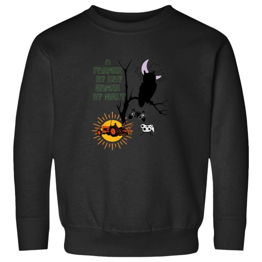 Discover a farmer by day gamer by night, farmer game Sweatshirts