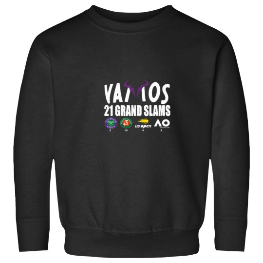 Discover Vamos Rafa 21 Grand Slam Nadal Sweatshirts