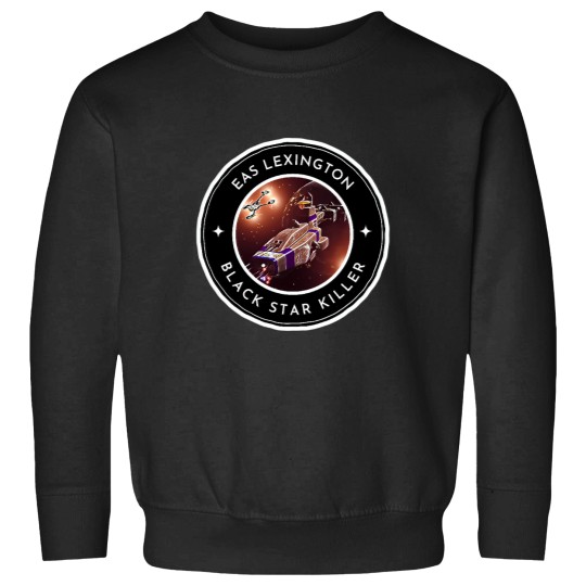 Discover Eas Lexington - Black Star Killer - White - Sci-Fi - B5 Wonka Bar Poster Sweatshirts
