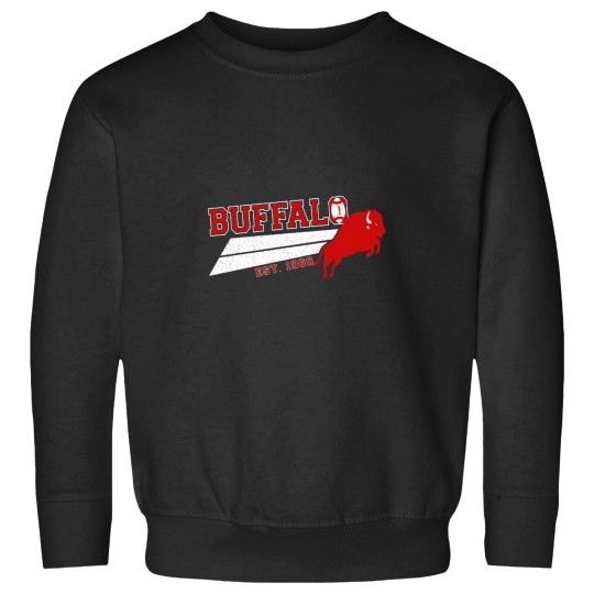 Discover Vintage Buffalo Retro Football Est 1960 New York At Game Day Sweatshirts