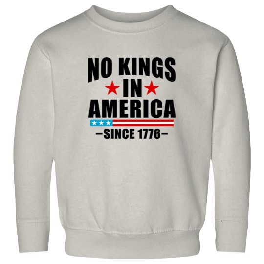 Discover No Kings in America Sweatshirts Anti-Trump, Protest Sweatshirts Democracy Sweatshirts Protest Gift for Anti-MAGA Patriotic Sweatshirts We The People No Kings In America