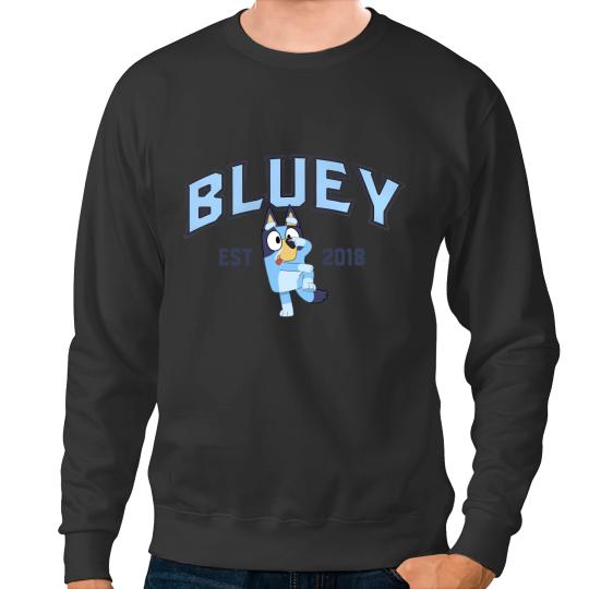 Discover Embroidered BlueyDad and Bingo Sweatshirt, Y2k Sweatshirt, Cartoon, Couple Shirt