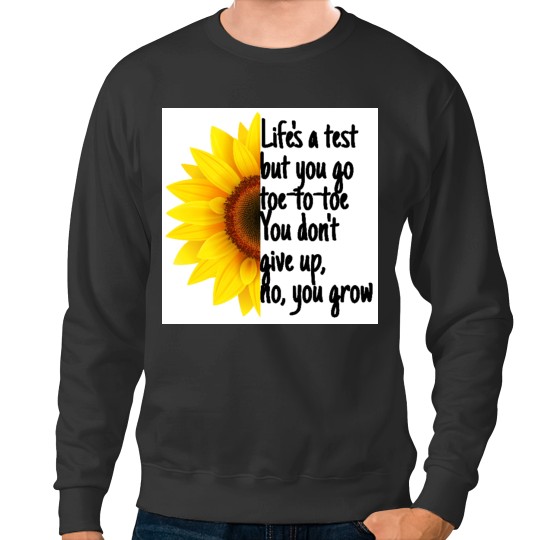Discover Lifes a test Sweatshirts