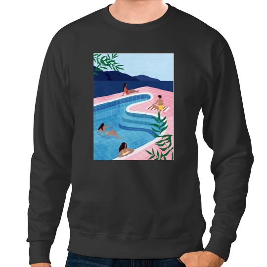Discover Pool Ladies David Hockney Sweatshirts