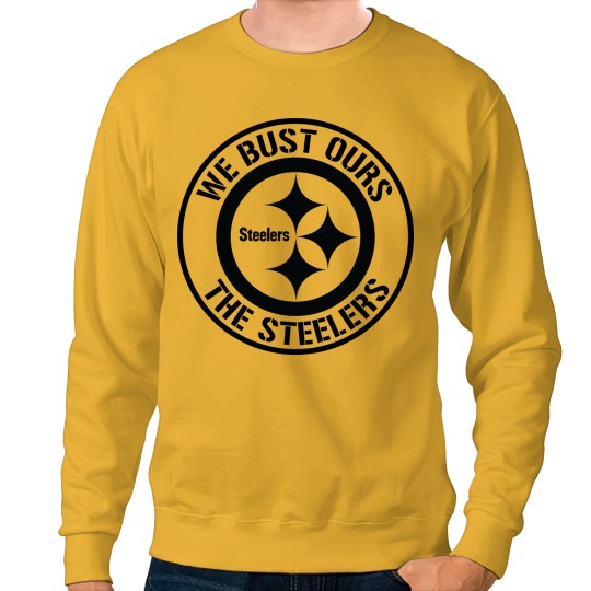 Discover we bust ours team saying transparent Sweatshirts