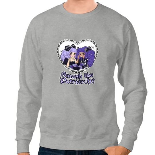 Discover Smash the Patriarchys (SFW version) – Pastel Goth Sweatshirts