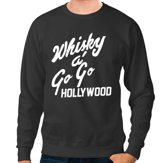Discover Whiskey A Go Go Sweatshirts | Vintage Hollywood Sweatshirt Sweatshirts